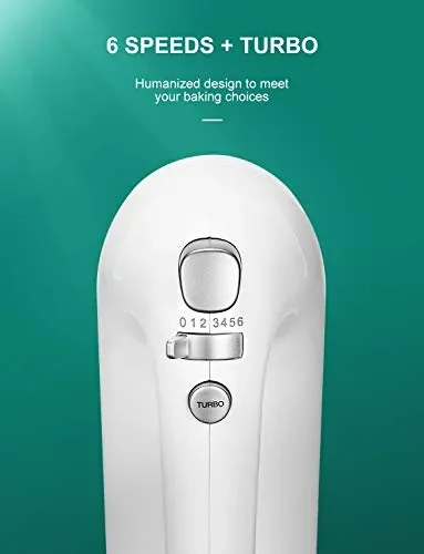 Deik HM9105 Sbattitore, Sbattitore Elettrico per Dolci A 6 Velocità con… - immagine 3