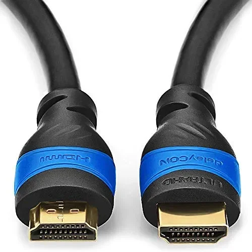 deleyCON 10m Cavo HDMI Compatibile con 2.0a/b/1.4a – 4K 10 metri, Nero