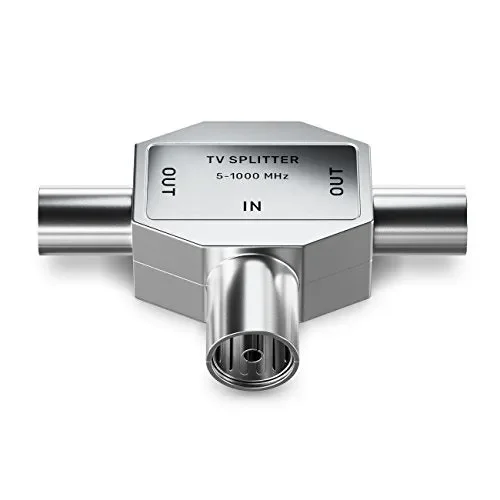 deleyCON Distribuzione Antenna T-Accoppiamento per T-Adattatore TV… - immagine 2