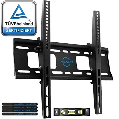 deleyCON MK-W-2 – Universal Staffa a Muro per TV – Hasta 75 kg- Inclinación - immagine 3