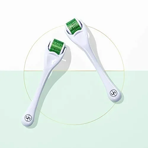 Derma Roller – Rullo per trattamento pelle del viso con microaghi – 540… - immagine 2