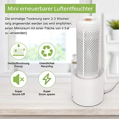 Deumidificatore Riutilizzabile, AMZJUPWM Assorbitore di Umidità Compatto Set - immagine 3