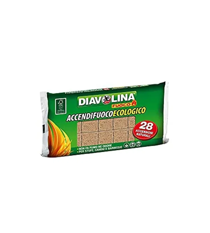 Diavolina accendi griglia – 500 gr [28 accensioni naturali]