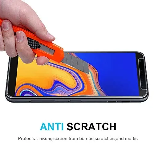 Didisky Vetro Temperato per Samsung Galaxy J4 Plus/J6 Plus, [4 Trasparente - immagine 3