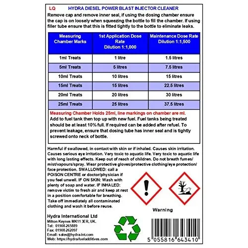 Diesel Fuel STABILIZER iniezione-detergente Treament Hydra diesel Power… - immagine 2