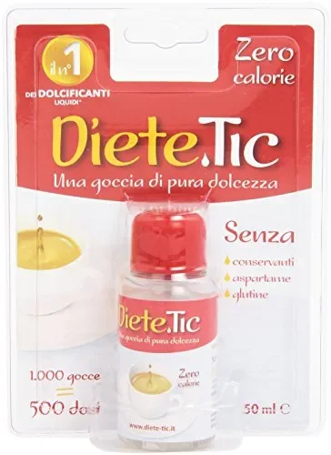 Diete.Tic – Dolcificante Liquido, zero calorie – 50 ml Vendita calda online