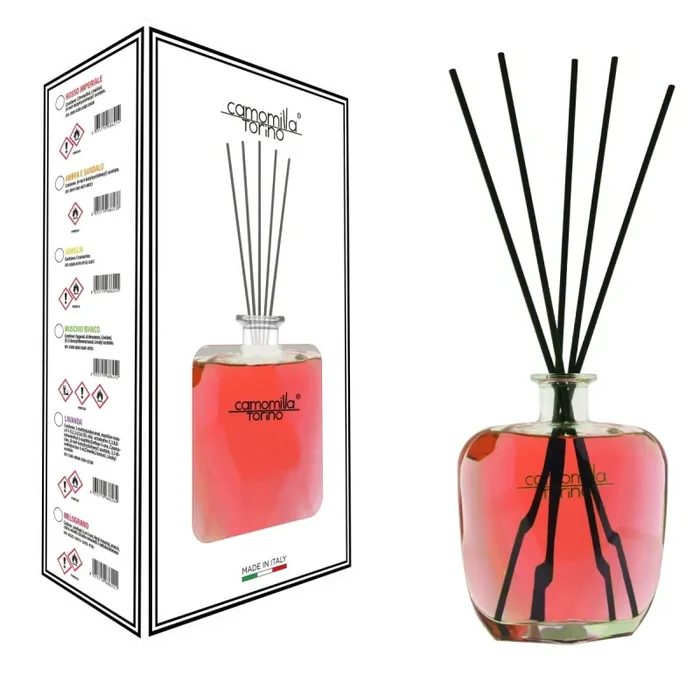 Diffusore a Bastoncini Linea Supreme 700 ml Rosso Imperiale