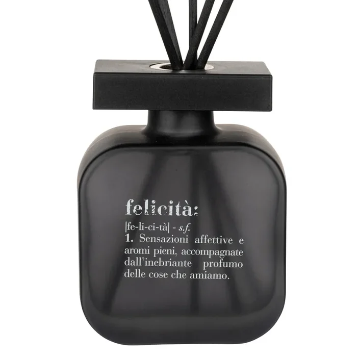 Diffusore fragranze per ambienti 200 ml in Vetro nera VdE Tivoli 1996 Nero - immagine 3