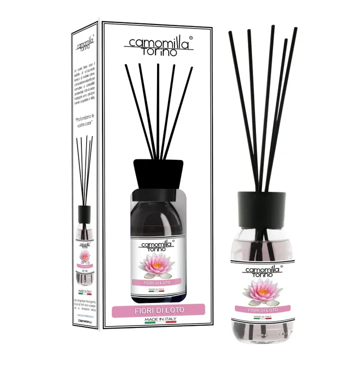 Diffusore per ambienti 125ml. Linea White Fiori di Loto