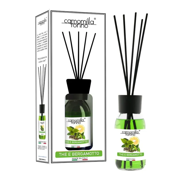 Diffusore per ambienti 125ml. Linea White The e Bergamotto