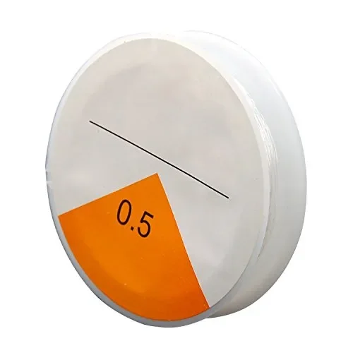 Digiflex 20 m Bobina di Filo Trasparente da 0.5 mm – Elastico per…