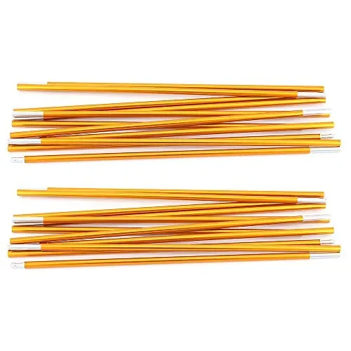 DingGreat 2Pcs Pali per Tenda, di Supporto in Lega di… - immagine 3