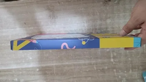 Dinosauro Lavagna Cancellabile Magnetica Giochi Bambini 2 3 4 5 Anni, Lavagnetta Magica Cancellabili Gioco Educativi e Regalo per Bimbo Bambina 2-5 Anni, 4 Zona Colore 3 Stampini 1 Penna, Blu - immagine 2