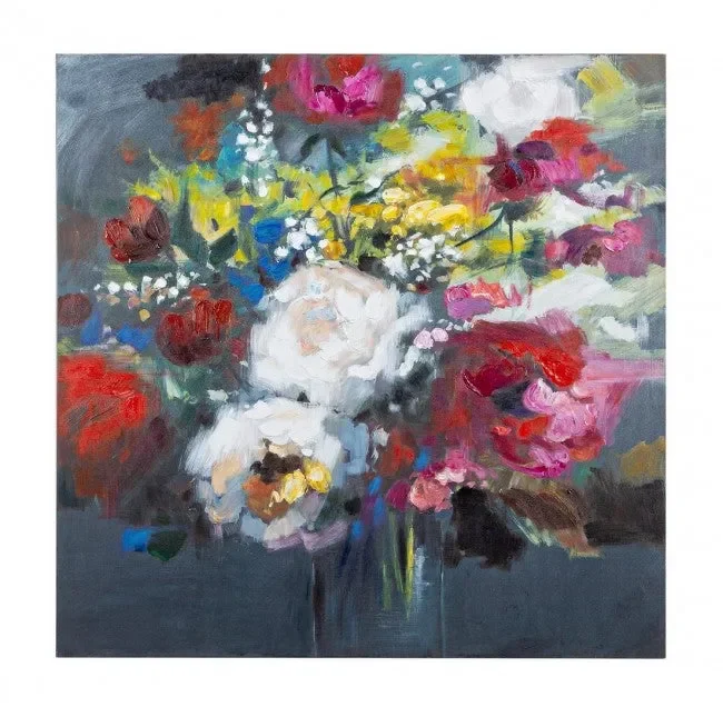 Dipinto Village Gcah18 100×100 cm in Olio su Tela