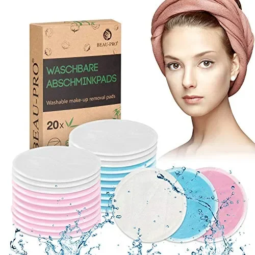 Dischetti Struccanti Lavabili in Bambù – Riutilizzabili blu88