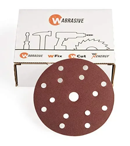 Dischi Abrasivi 150 mm Ø 50 Pezzo Von Wabrasive Chiusura a Strappo Carta… Saldi