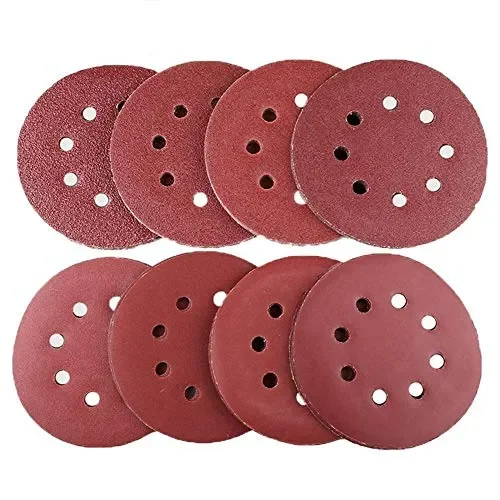 Dischi Abrasivi, Gyvazla 80 Pezzi Kit di Carta Abrasivi a 8 fori, Diametro… Online ora