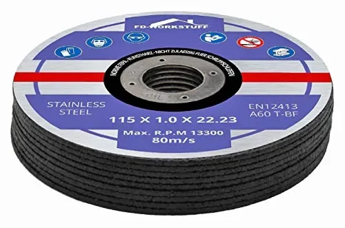 Dischi da Taglio Professionali │ 30 pezzi │ Ø 115 mm, 1 mm di spessore │ per…