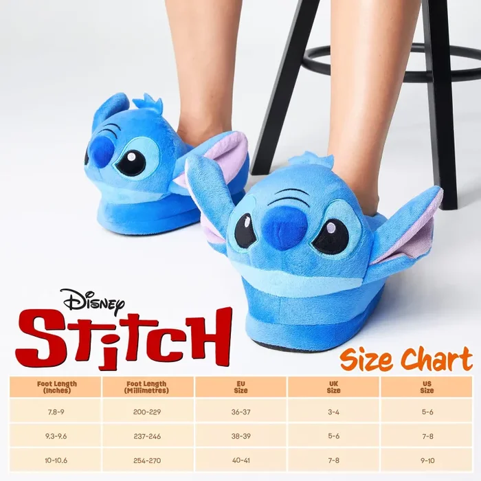 Disney Pantofole Donna – Ciabatte Con Pelo Baby Yoda Stitch Ih Oh 35-41 – Ciabatte Pelose Donna Calde Gadget (Blu Stitch, 38-39 EU) Vendita online - immagine 2
