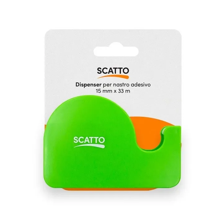 Dispenser con nastro adesivo 15 mm 33 metri