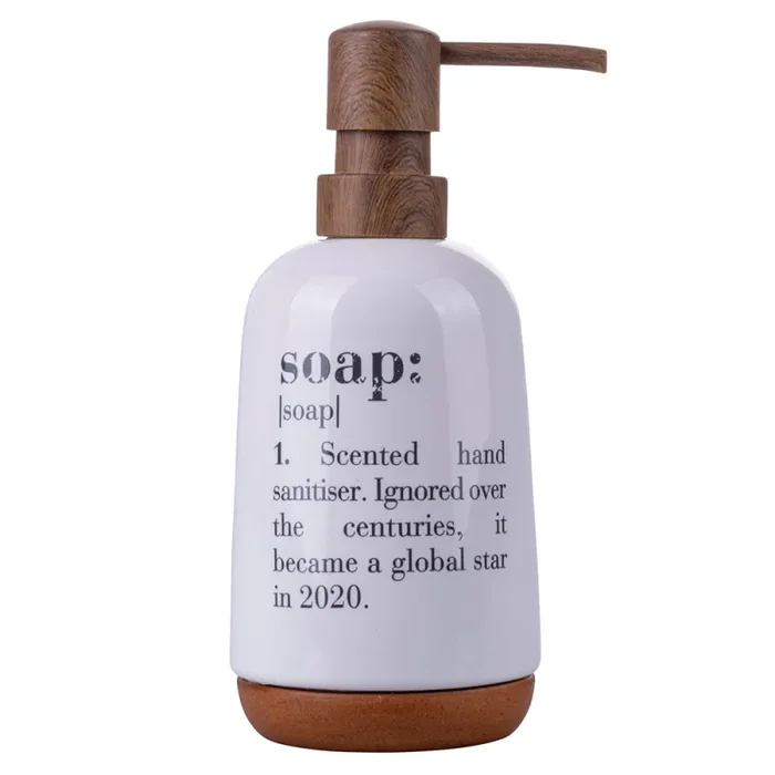 Dispenser Sapone Liquido 7,5×7,5×17,5 cm in Gres VdE Tivoli 1996 Bianco Online - immagine 2