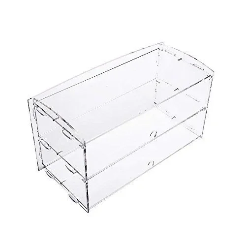 Display4top – Espositore per pasticceria in acrilico torte, 2 ripiani Fornitura