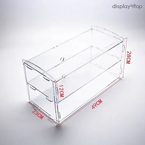 Display4top – Espositore per pasticceria in acrilico torte, 2 ripiani Fornitura - immagine 2