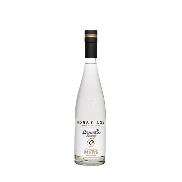 Distillateur d’Alsace Eau de Vie de Prunelle Sauvage Hors d’Age Jean Paul Metté Artisan 70 Cl
