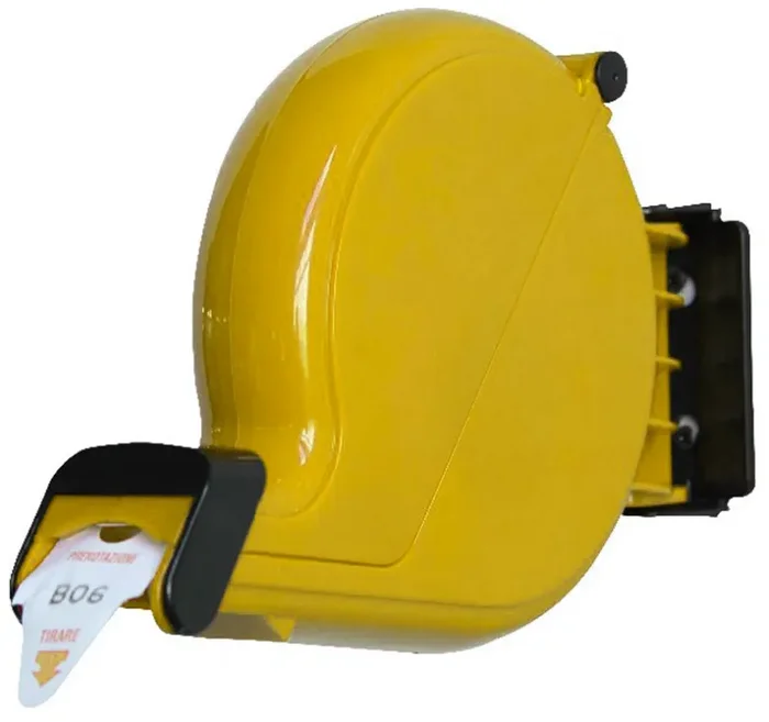 Distributore Ticket Elimnacode a Strappo Dispenser 26x18x5 cm Visel Giallo Vendita online