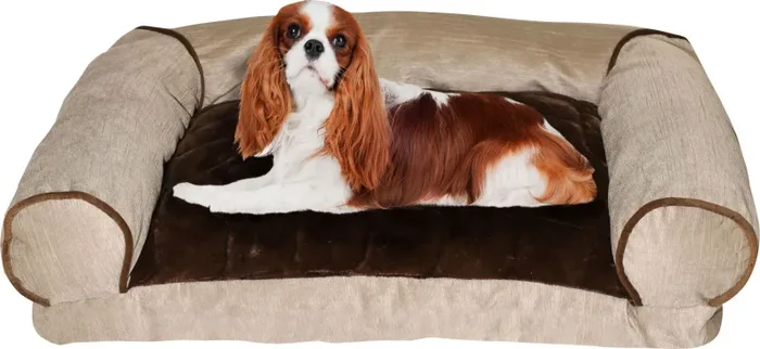 Divanetto Tappeto per Cani e Gatti Marrone e Panna Varie Misure Sconti