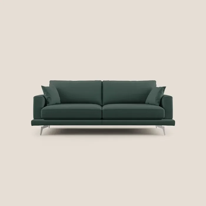 Divano 2 Posti 178x88x93 cm in Tessuto Verde - immagine 3