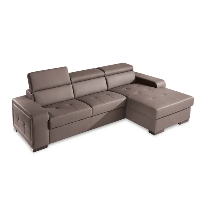 Divano 2 Posti Estraibile con Chaise Longue - immagine 2