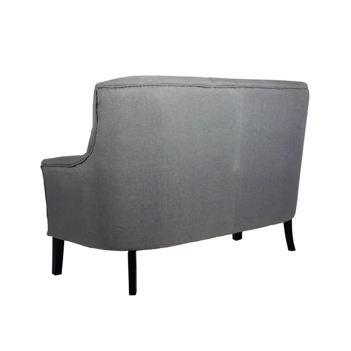 Divano 3 Posti 103x72x150 cm in Tessuto Grigio - immagine 2