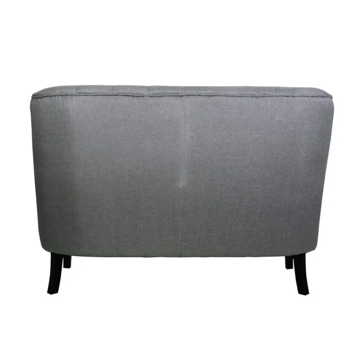 Divano 3 Posti 103x72x150 cm in Tessuto Grigio - immagine 3