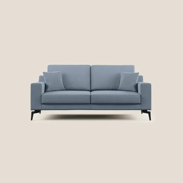 Divano 3 Posti 186x95x91 cm in Tessuto Carta Da Zucchero - immagine 3