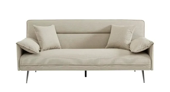 Divano Letto con 3 Posti 200x95x88 cm in Fibra di Polipropilene Ottawa Beige