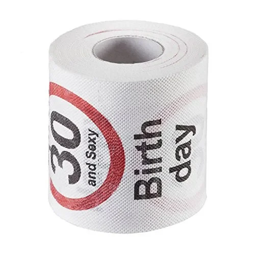 Divertente Rotolo di Carta Igienica per Compleanno 30 Anni | Scritta… Vendita calda - immagine 2