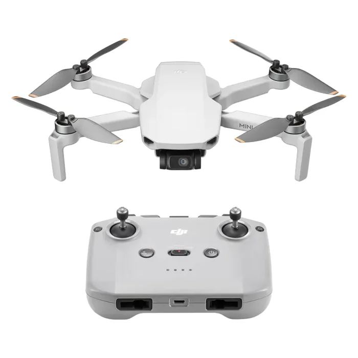 DJI Mini 4K, drone per adulti, fotocamera 4K HD, meno di 249 g, stabilizzatore 3 assi, trasmissione video 10 km, return automatico, resistenza al vento, 31 min di volo, C0, volo
