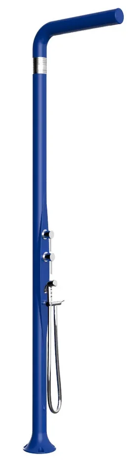 Doccia da Esterno Giardino Miscelatore Deviatore e Doccetta Mobile Arkema Funny Yang Blu Saldi