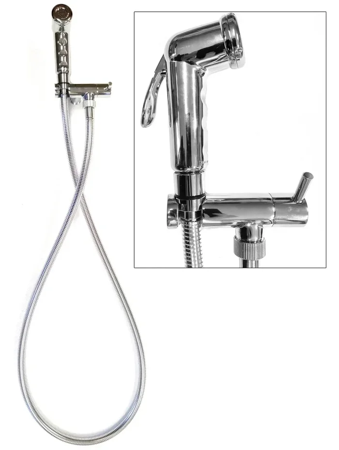 Doccia da Esterno Giardino Miscelatore Deviatore e Doccetta Mobile Arkema Funny Yin Antracite - immagine 3