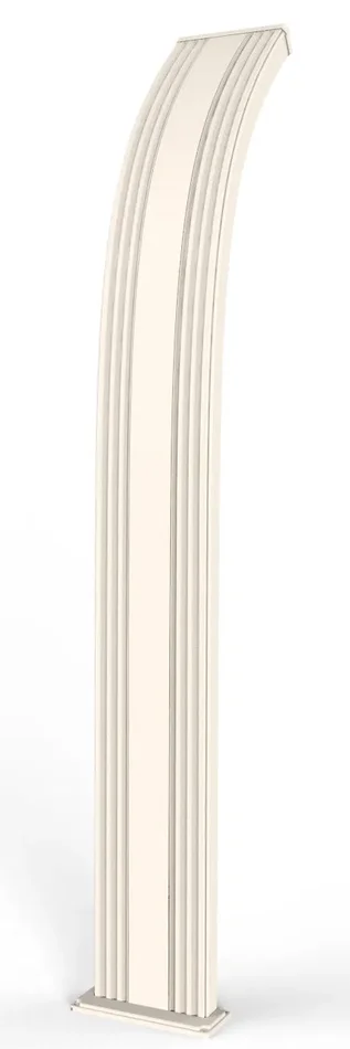 Doccia da Esterno Giardino Miscelatore e Doccetta Mobile Arkema Dada Bianco Crema Vendita calda online - immagine 2