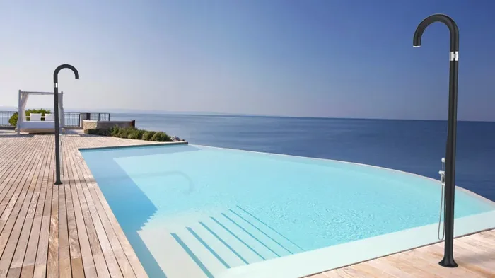 Doccia da Esterno Giardino Miscelatore e Doccetta Mobile Arkema Funny Yin Ruby Sconti - immagine 3