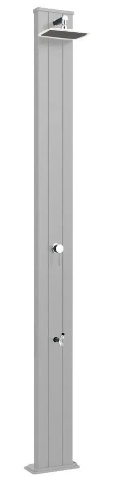 Doccia da Esterno Giardino Miscelatore e Lavapiedi Arkema Spring S Bianco Crema