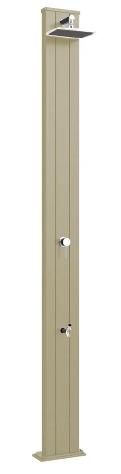 Doccia da Esterno Giardino Miscelatore e Lavapiedi Arkema Spring S Champagne Bronze