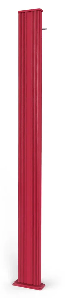 Doccia da Esterno Giardino Miscelatore e Lavapiedi Arkema Spring S Fascia Inox Cherry - immagine 2