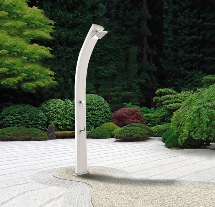 Doccia da Esterno Giardino Miscelatore e Lavapiedi Arkema Spring Verde - immagine 2