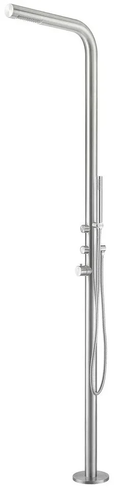 Doccia da Giardino 221x18x56 cm con Doccetta Sined Budoni Inox