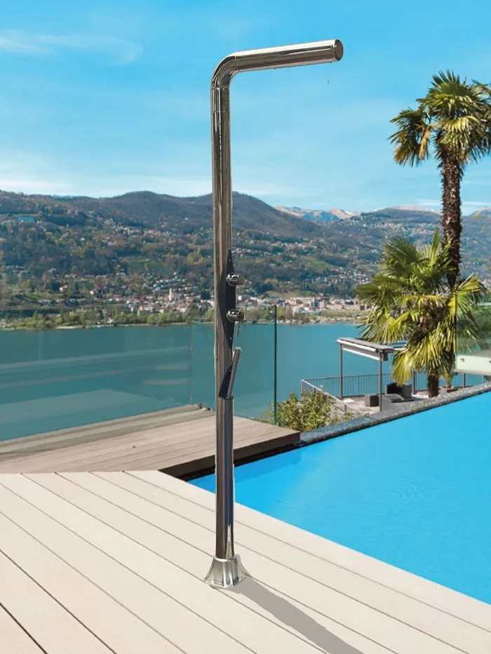 Doccia da Giardino con Soffione e Doccetta Arkema Diamond Inox I245