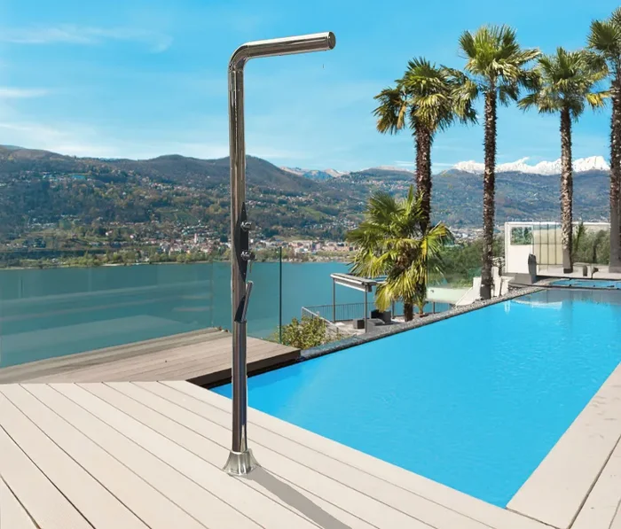 Doccia da Giardino con Soffione e Doccetta Arkema Diamond Inox I245 - immagine 2