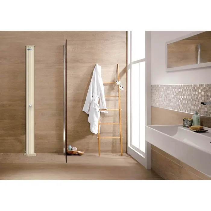 Doccia da Giardino Miscelatore Arkema Spring S Fascia Inox Oro Van Gogh - immagine 2